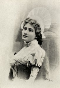 Portret van Lucienne Breval (foto)