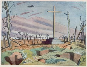 Een Canadees monument, uit Britse kunstenaars aan het front, Vervolg van het Westelijk Front, Deel Drie, Paul Nash