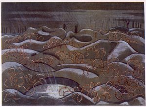 Hill 60 vanaf de snede, uit British Artists at the Front, Continuation of The Western Front, Part Three, Paul Nash
