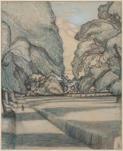 Het pauwenpad door Paul Nash