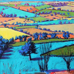 Teme Valley zomer II door Paul Powis