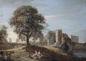 Chepstow Castle, 1790s door Paul Sandby