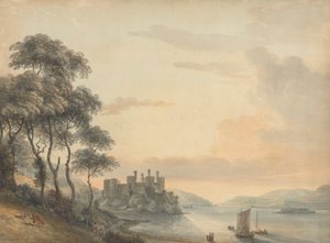 Conway Kasteel door Paul Sandby