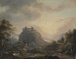 Landschap met een kasteel