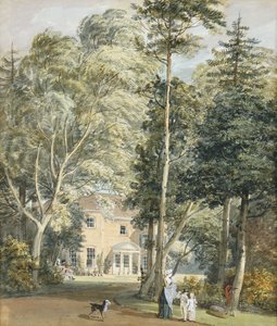 De lodge van de plaatsvervangende boswachter, Windsor Great Park door Paul Sandby