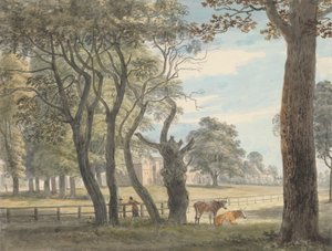 Het kruitmagazijn, Hyde Park door Paul Sandby