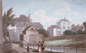 The Thatched House Inn en de New River, Islington, Londen