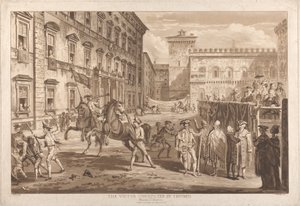 De Overwinnaar Geleid in Triomf door Paul Sandby