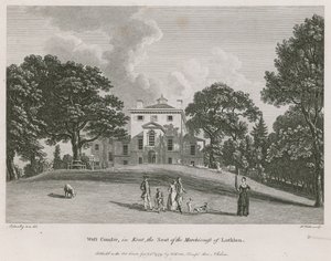 West Combe, in Kent, het huis van de markiezin van Lothian door Paul Sandby