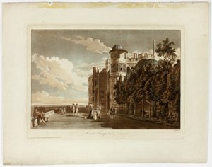 Windsor Terrace Kijkend naar het Oosten door Paul Sandby