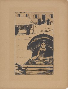 La marchande ambulante (De Straatverkoper) 1895 door Paul Sérusier