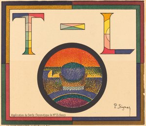 Toepassing van de Chromatische Cirkel van Mr. Ch. Henry door Paul Signac