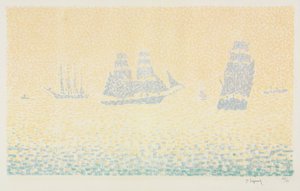 Boten door Paul Signac