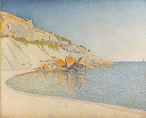Cassis, Cap Lombard. 1889 door Paul Signac
