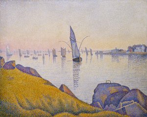 Avondrust, Concarneau, Opus 220 (Allegro Maestoso) door Paul Signac