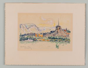 Genève door Paul Signac
