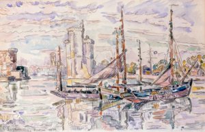 De haven van La Rochelle door Paul Signac