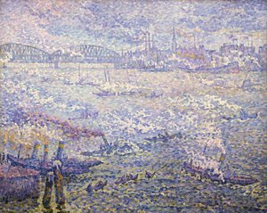 Rotterdam. De rook door Paul Signac