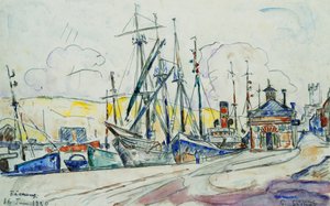 De haven van Fecamp, 1930
