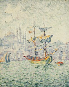 De haven van Constantinopel, 1907