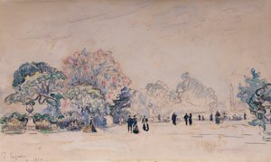 De Tuilerieën, Parijs, 1910