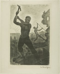 De wrakplunderaars door Paul Signac