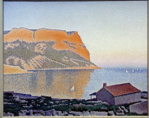 Uitzicht op de baai van Cassis, Cap Canaille (1889)