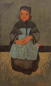 Bretons meisje, Marie Francisaille, 1896 door Paul Sérusier