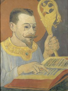 Portret van Paul Ranson in Nabi-kostuum door Paul Sérusier