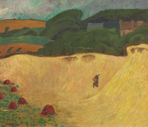 Het strand van Les Grands Sables bij Le Pouldu door Paul Sérusier