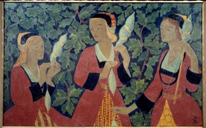 De drie spinners door Paul Sérusier