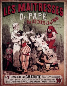 Poster voor "De Meesteressen van de Paus" door Paul Verlaine