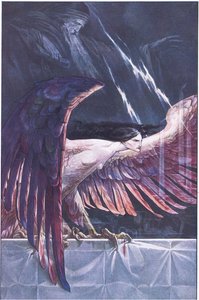 Ariel als een harpij, illustratie uit De Storm, 1908