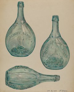 Jenny Lind-fles door Paul Ward