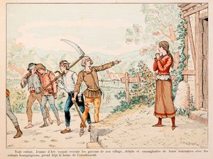 Illustratie uit het boek Jeanne d
