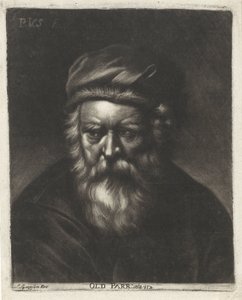 Portret van Thomas Parr door Paul van Somer (II)