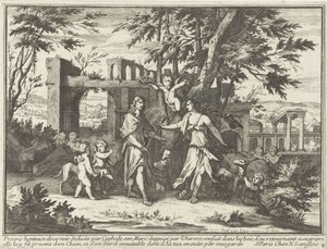 Procris en de vermomde Cephalus door Paul van Somer (II)
