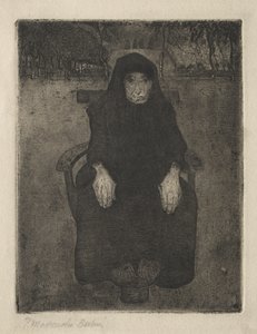Zittende Oude Vrouw door Paula Modersohn-Becker