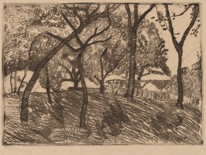 Landschap met Bomen