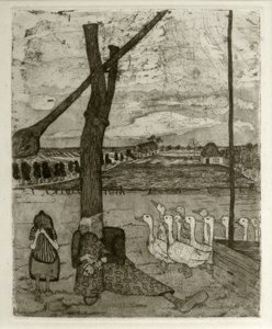 Sprookje van de verloren gans door Paula Modersohn Becker