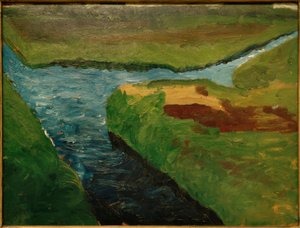 Moorsloot door Paula Modersohn Becker