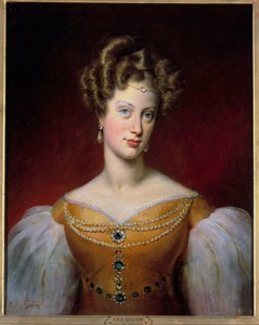 Portret van Marie Caroline, Prinses van Bourbon - Sicilië en Hertogin van Berry (1798-1870)