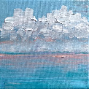 Rustige oceaanwolken door Pauline Wegman | Key and Sea Creative