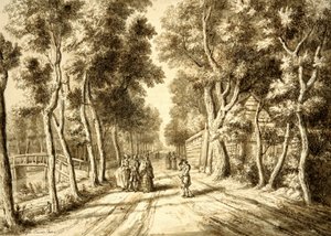 Bezuidenhoutseweg gezien richting Wassenaar, 1756