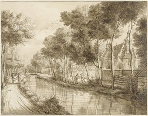 Het huis van Jhr. Quarles bij Voorburg