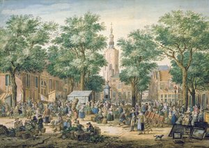 Markt in Den Haag, 1769