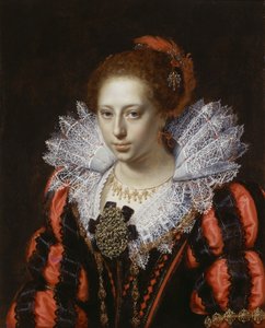 Portret van een Jonge Dame, c.1620 door Paulus Moreelse