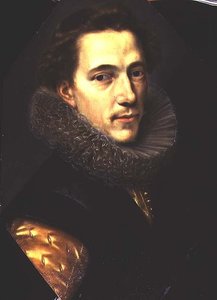 Portret van een man met een kraag