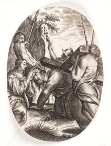Christus draagt het kruis door Paulus Pontius