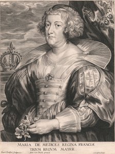 Maria de Medices Regina Franciæ, Moeder van Drie Koningen door Paulus Pontius